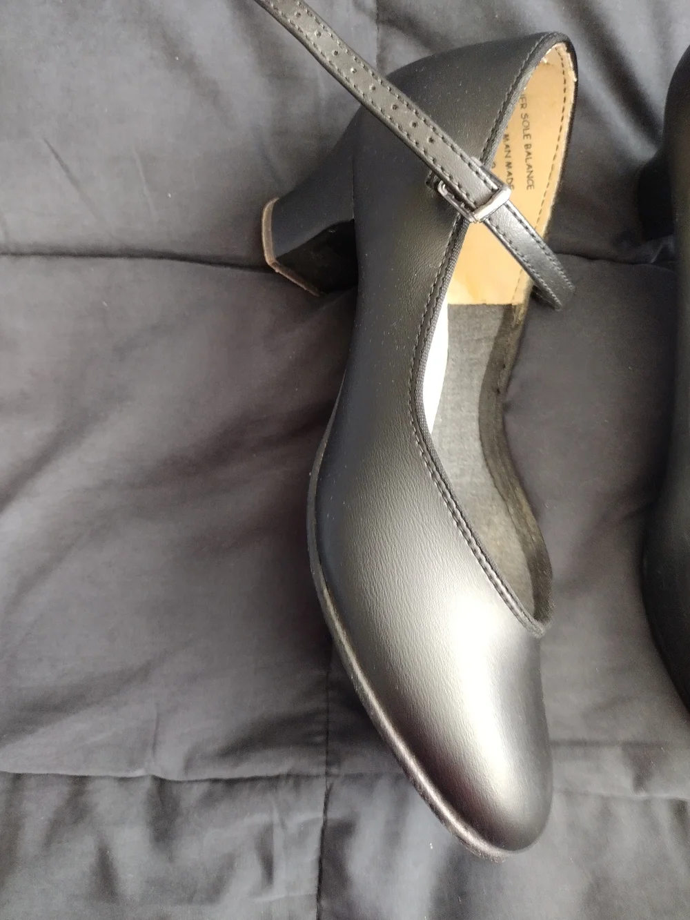 Balera Black Mary Jane Pumps Girls Size 6 M